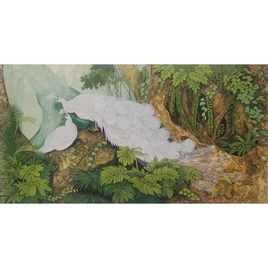 《白翎呈瑞》